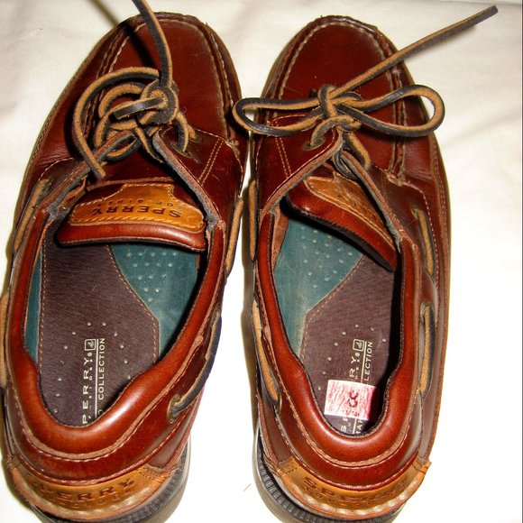 MENS' SPERRY TOPSIDER "MAKO COLLECTION" Size 8M, LIKE NEW - Picture 1 of 8